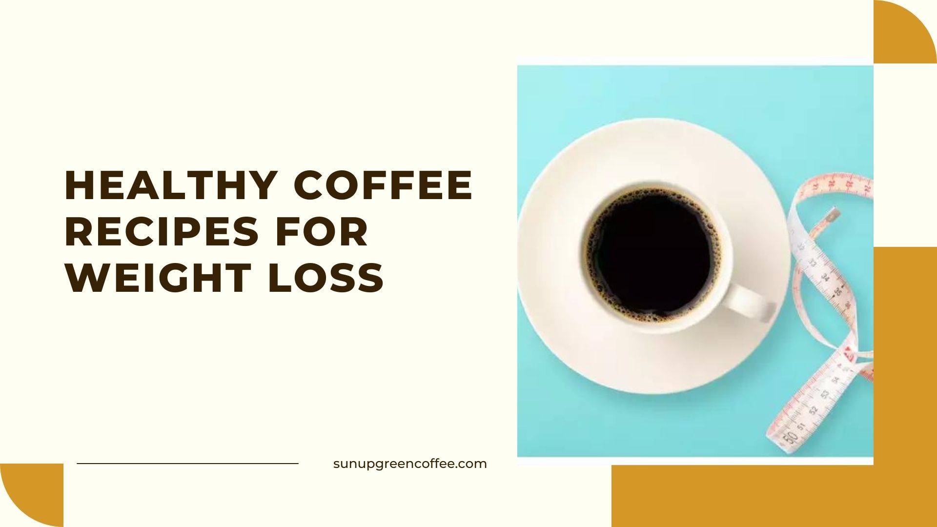 Healthy Coffee Recipes for Weight Loss