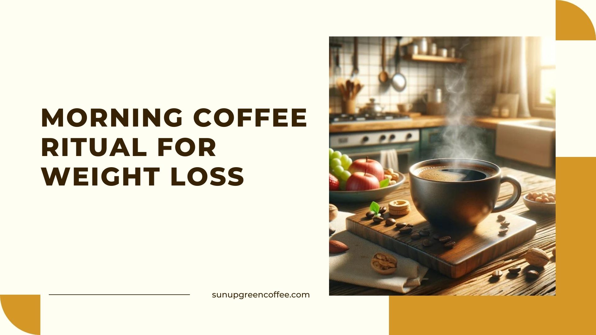 morning coffee ritual for weight loss